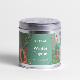 Winter Thyme scented Christmas Tin