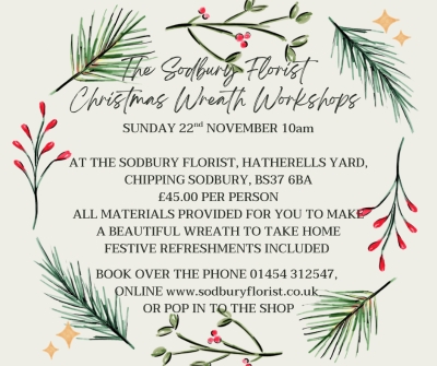 Sunday 22nd November 10am Christmas Wreath Workshop