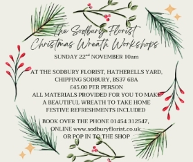 Sunday 22nd November 10am Christmas Wreath Workshop