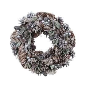 Silver Spray Wreath