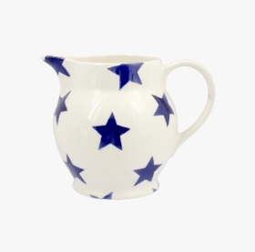 Blue star half pint jug